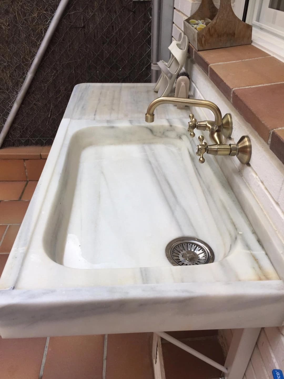 Encimera de mármol para baño en Sabadell